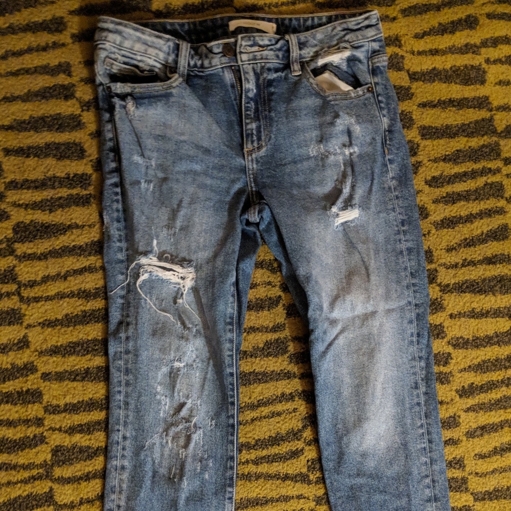 HIDDEN Brand Distressed Boyfriend Jean